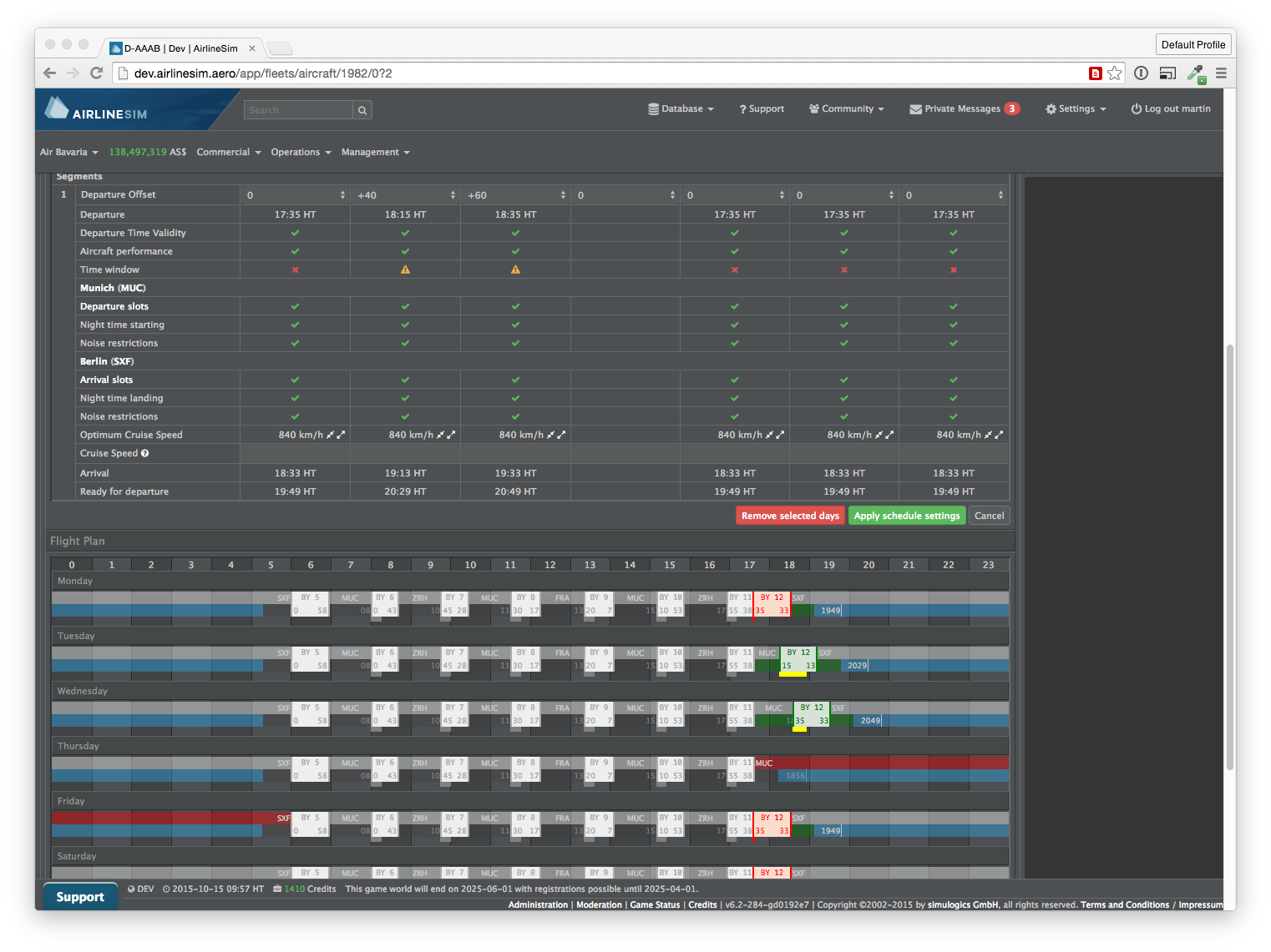 Overhauled visual flight plan